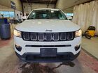 2021 Jeep Compass Latitude White vin: 3C4NJDBB3MT555459