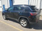 2018 Jeep Compass Latitude Черный vin: 3C4NJDBB4JT145670 Damage: Left Rear Door, Dent(S) W/ Paint Dmg, 1 To 2 Inches