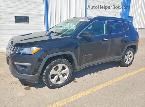3C4NJDBB4JT145670 2018 JEEP COMPASS Черный Передняя левая четверть