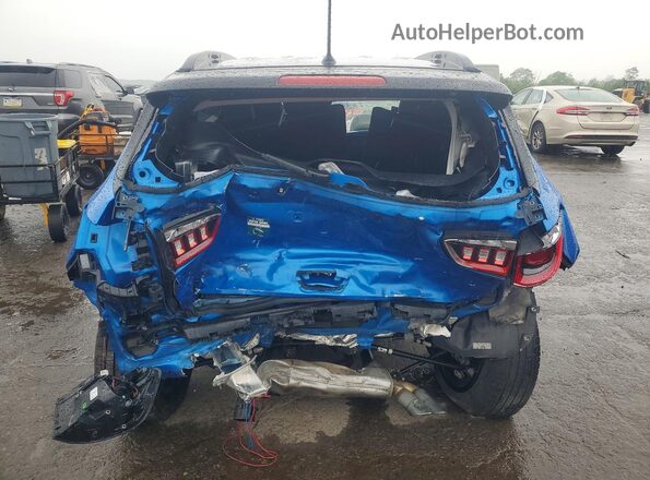 3C4NJDBB4JT316062 2018 JEEP COMPASS Синий Вид сзади