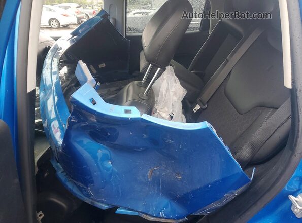 3C4NJDBB4JT316062 2018 JEEP COMPASS Синий Вид задней части салона