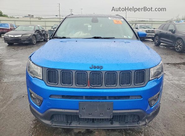 3C4NJDBB4JT316062 2018 JEEP COMPASS Синий Вид спереди