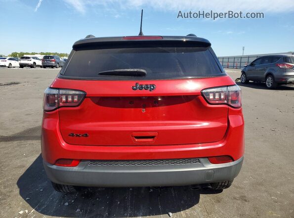 3C4NJDBB4KT657303 2019 JEEP COMPASS Красный Вид сзади