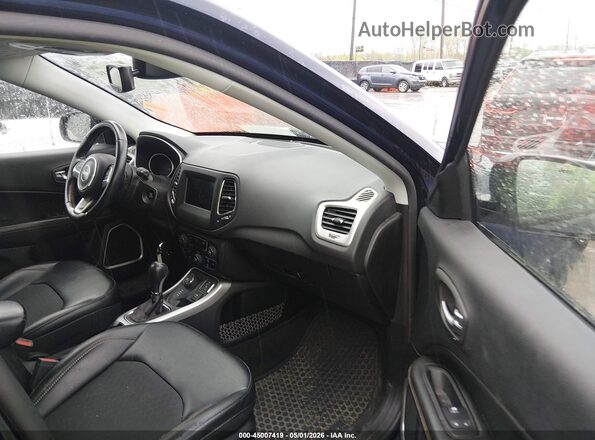 3C4NJDBB4KT734218 2019 JEEP COMPASS Синий Вид салона спереди