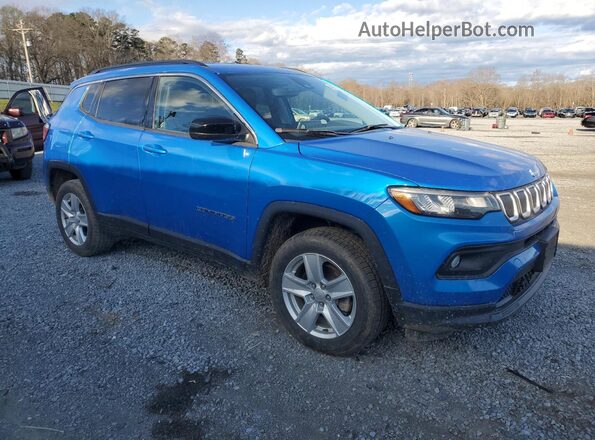 3C4NJDBB4NT152110 2022 JEEP COMPASS Синий Передняя правая четверть