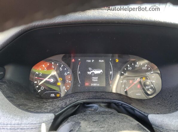 3C4NJDBB4NT152110 2022 JEEP COMPASS Синий Вид щитка приборов