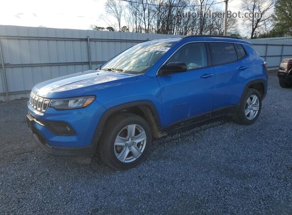 3C4NJDBB4NT152110 2022 JEEP COMPASS Синий Передняя левая четверть
