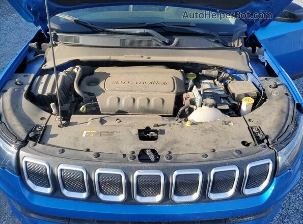 3C4NJDBB4NT152110 2022 JEEP COMPASS Синий Вид подкапотного пространства