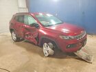 2022 Jeep Compass Latitude Red vin: 3C4NJDBB4NT159168