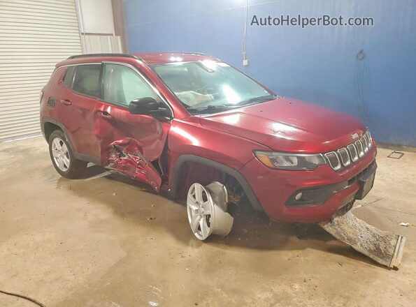 3C4NJDBB4NT159168 2022 JEEP COMPASS Red Przód prawy
