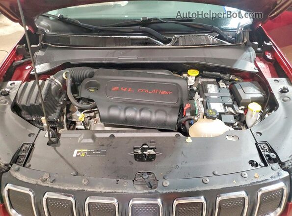 3C4NJDBB4NT159168 2022 JEEP COMPASS Red Widok komory silnika