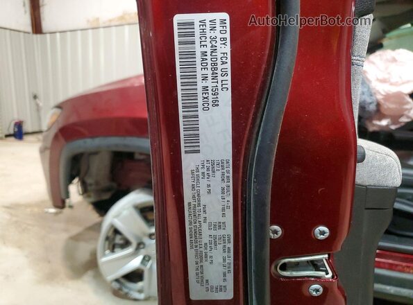3C4NJDBB4NT159168 2022 JEEP COMPASS Red Widok wnętrza 360 stopni