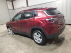 2022 Jeep Compass Latitude Red vin: 3C4NJDBB4NT159168 Damage: Left Qtr Panel, Severe Damage, Replacement Required
