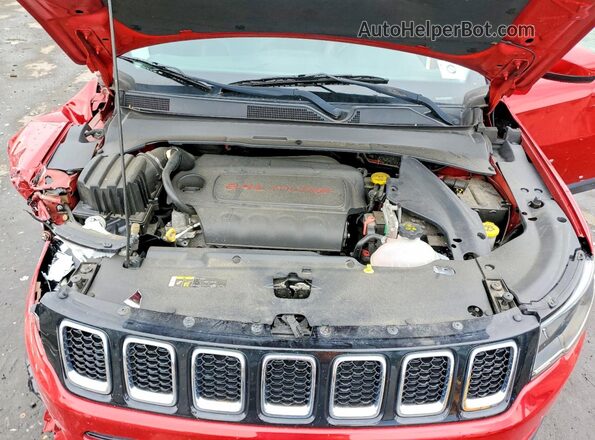 3C4NJDBB5HT651745 2017 JEEP COMPASS Red Vista del compartimento del motor