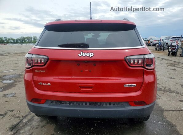 3C4NJDBB5HT651745 2017 JEEP COMPASS Red Vista trasera