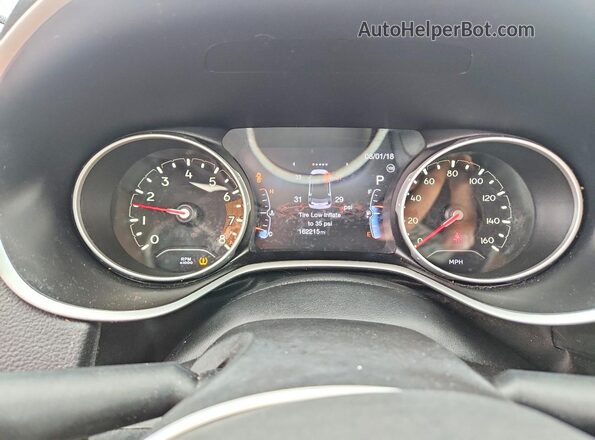 3C4NJDBB5HT672093 2017 JEEP COMPASS Gray ხელსაწყოთა პანელის ხედი