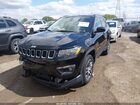 2018 Jeep Compass Latitude 4x4 Black vin: 3C4NJDBB5JT145564