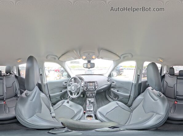 3C4NJDBB5JT299210 2018 JEEP COMPASS Белый Панорамный вид салона 360°