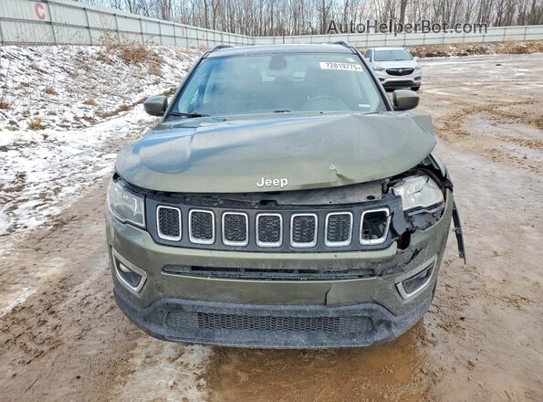 3C4NJDBB5JT467685 2018 JEEP COMPASS Зеленый Вид спереди