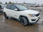 2019 Jeep Compass Latitude White vin: 3C4NJDBB5KT734129