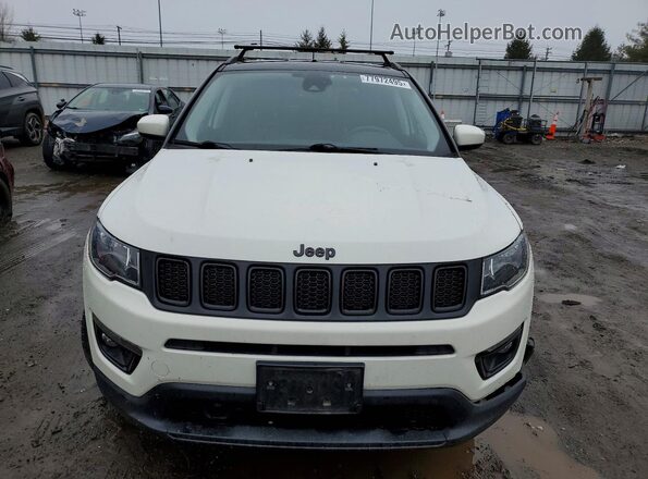 3C4NJDBB5KT734129 2019 JEEP COMPASS White Դիմացի տեսք