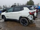 2019 Jeep Compass Latitude White vin: 3C4NJDBB5KT734129