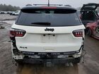 2019 Jeep Compass Latitude White vin: 3C4NJDBB5KT734129