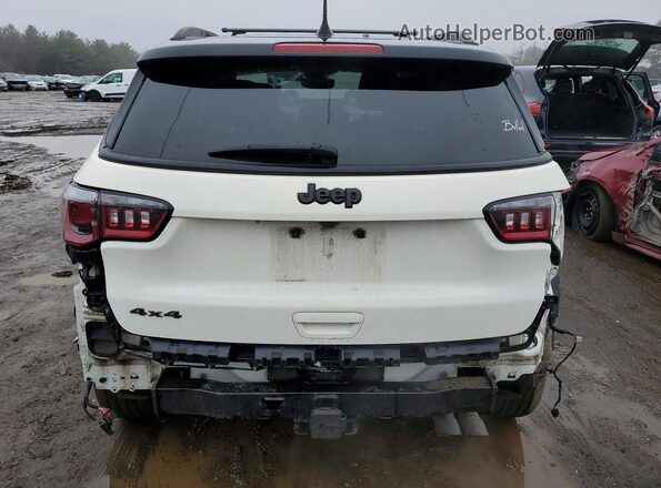 3C4NJDBB5KT734129 2019 JEEP COMPASS White Հետևի տեսք