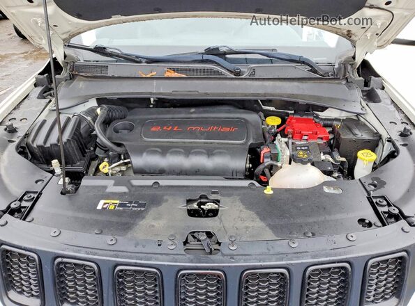 3C4NJDBB5KT734129 2019 JEEP COMPASS White Սալոնի հետևի տեսք