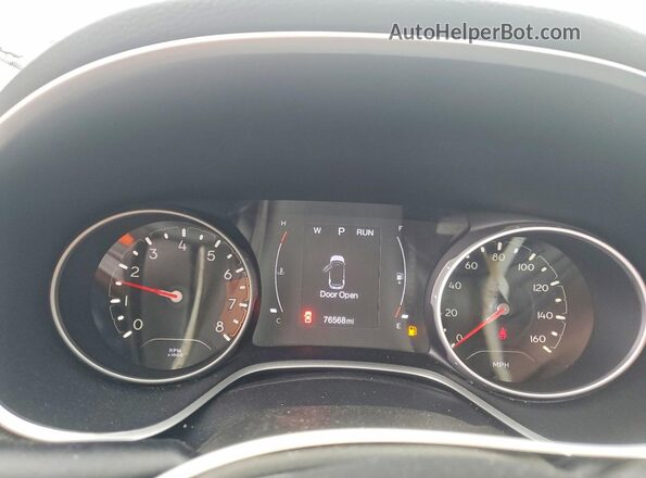 3C4NJDBB5KT756812 2019 JEEP COMPASS Gray Vista del cuadro de instrumentos