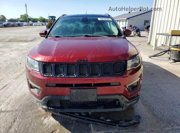 3C4NJDBB5MT586020 2021 JEEP COMPASS Maroon Widok z przodu