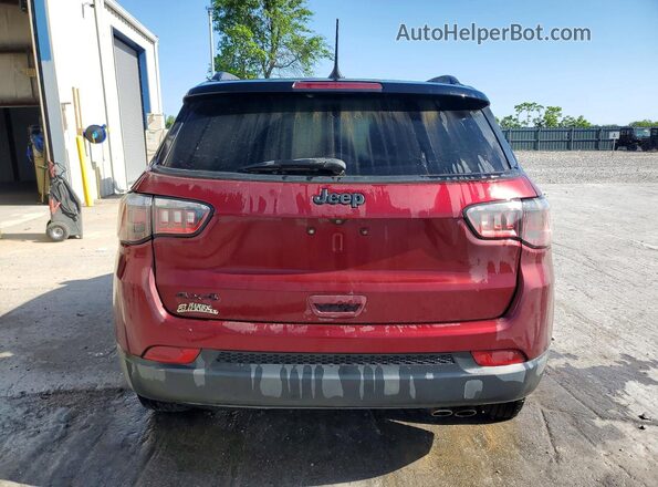 3C4NJDBB5MT586020 2021 JEEP COMPASS Maroon Widok z tyłu