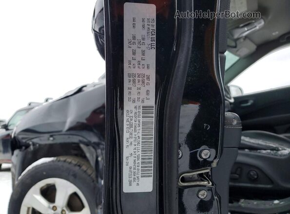 3C4NJDBB6JT100181 2018 JEEP COMPASS Black Vista de la etiqueta del VIN