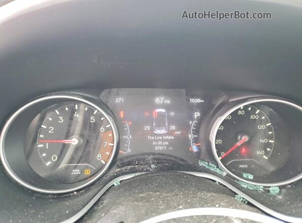 3C4NJDBB6JT100181 2018 JEEP COMPASS Black Vista del cuadro de instrumentos