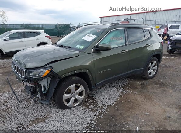 3C4NJDBB6JT108037 2018 JEEP COMPASS Зеленый Передняя левая четверть