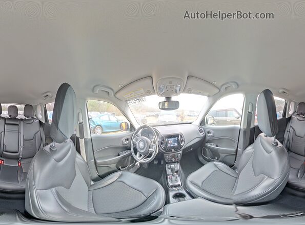3C4NJDBB6JT325250 2018 JEEP COMPASS Белый Панорамный вид салона 360°