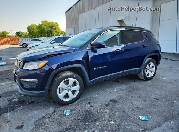 3C4NJDBB6LT217570 2020 JEEP COMPASS Синий Передняя левая четверть