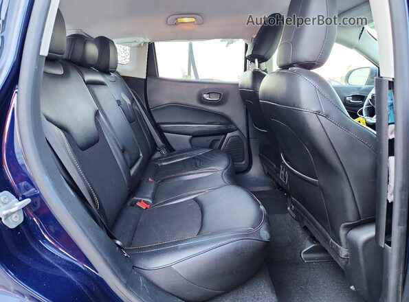 3C4NJDBB6LT217570 2020 JEEP COMPASS Синий Вид задней части салона