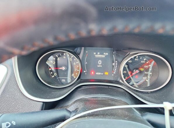 3C4NJDBB6LT217570 2020 JEEP COMPASS Синий Вид щитка приборов