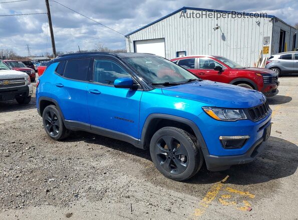 3C4NJDBB6MT506191 2021 JEEP COMPASS Синий Передняя правая четверть