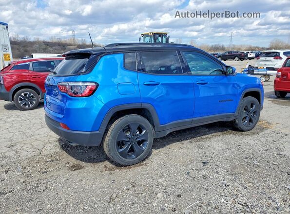 3C4NJDBB6MT506191 2021 JEEP COMPASS Синий Задняя правая четверть