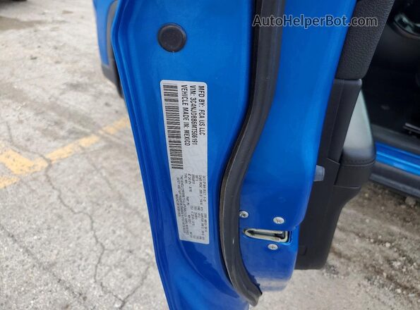3C4NJDBB6MT506191 2021 JEEP COMPASS Синий Вид наклейки с VIN-кодом