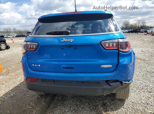 3C4NJDBB6NT216972 2022 JEEP COMPASS Синий Вид сзади