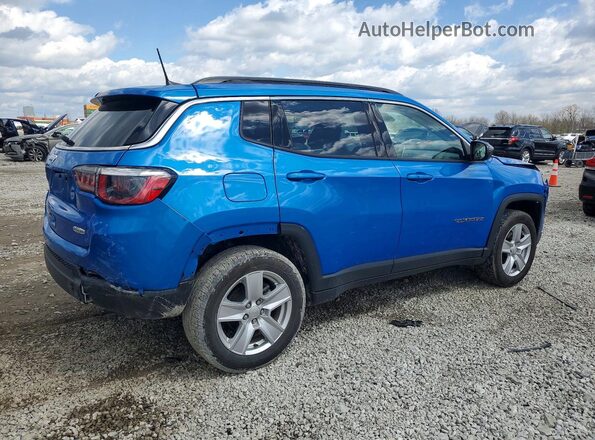 3C4NJDBB6NT216972 2022 JEEP COMPASS Синий Задняя правая четверть