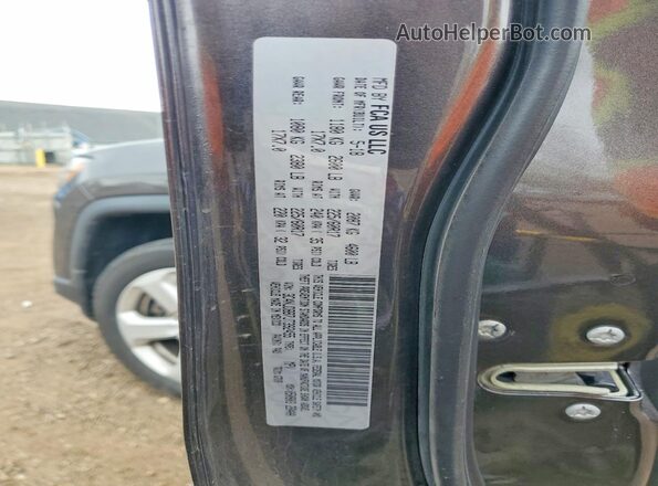 3C4NJDBB7JT392455 2018 JEEP COMPASS Черный Вид наклейки с VIN-кодом