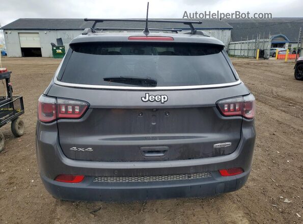 3C4NJDBB7JT392455 2018 JEEP COMPASS Черный Вид сзади