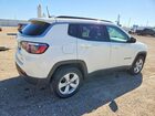 2018 Jeep Compass Latitude Белый vin: 3C4NJDBB7JT485606