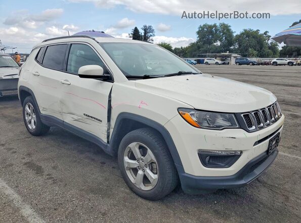 3C4NJDBB7KT597629 2019 JEEP COMPASS Белый Передняя правая четверть