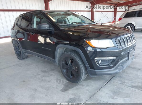 3C4NJDBB7KT600738 2019 JEEP COMPASS Черный Передняя правая четверть