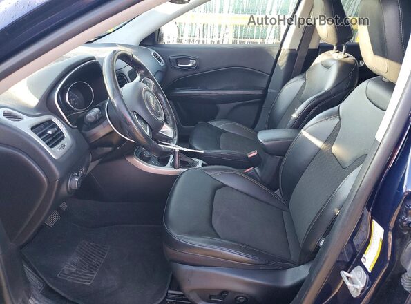 3C4NJDBB7MT601519 2021 JEEP COMPASS Blue Widok wnętrza z przodu